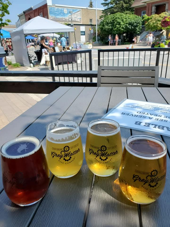 You can't visit Kincardine without stopping in for a cold beer tasting flight