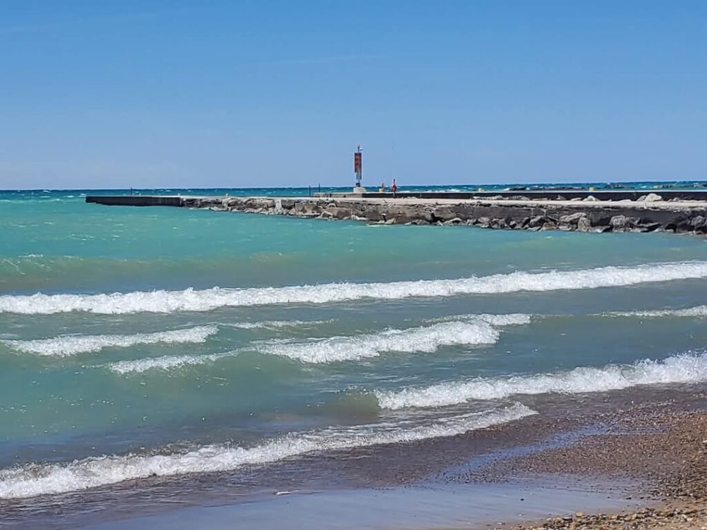 When visiting Station Beach on your visit to Kincardine, be aware of water safety, due to rip-tides and under-tows