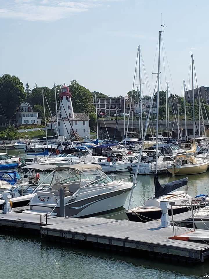 Visiting the Kincardine lighthouse and marina and just two of the free things to do in Kincardine