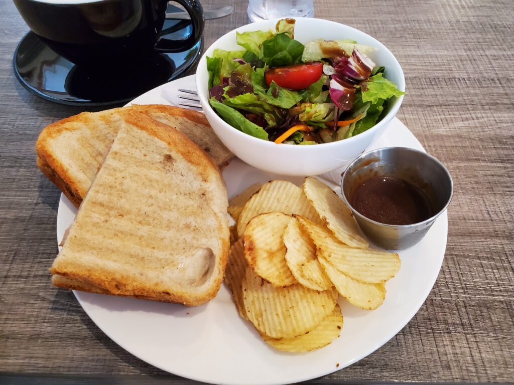 The restaurant offers light lunches and an extensive specialty coffee menu at Terra Nova Nordic Spa