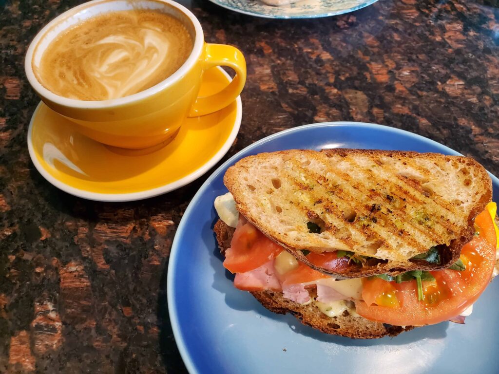 Enjoy breakfast and coffee at one of the many coffee shops in the town of Elmira, just a short drive from Kitchener