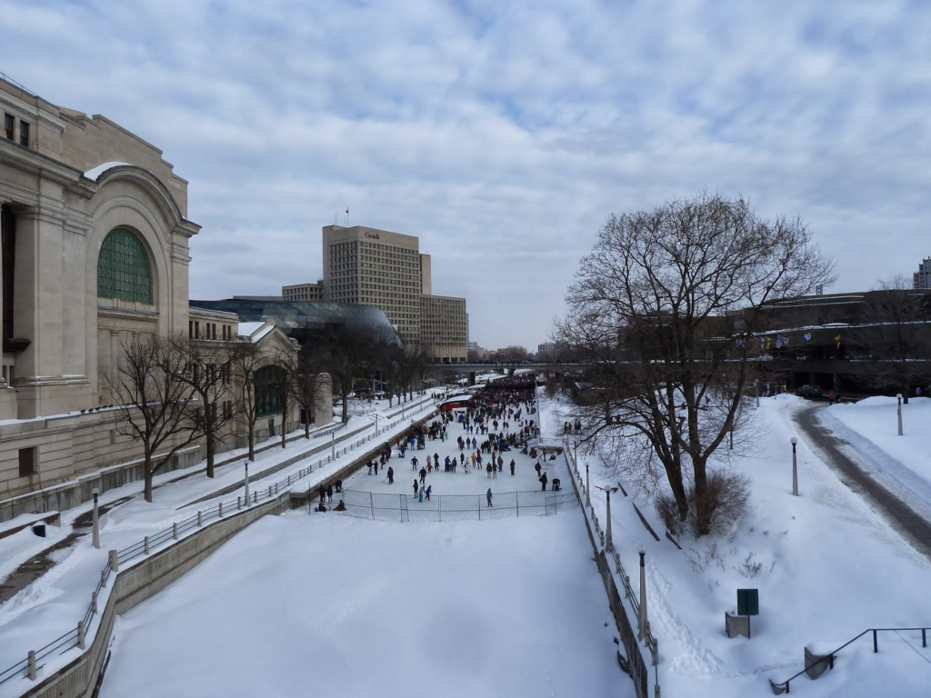 Skating the Rideau Canal, the longest and largest outdoor skating rink in the world