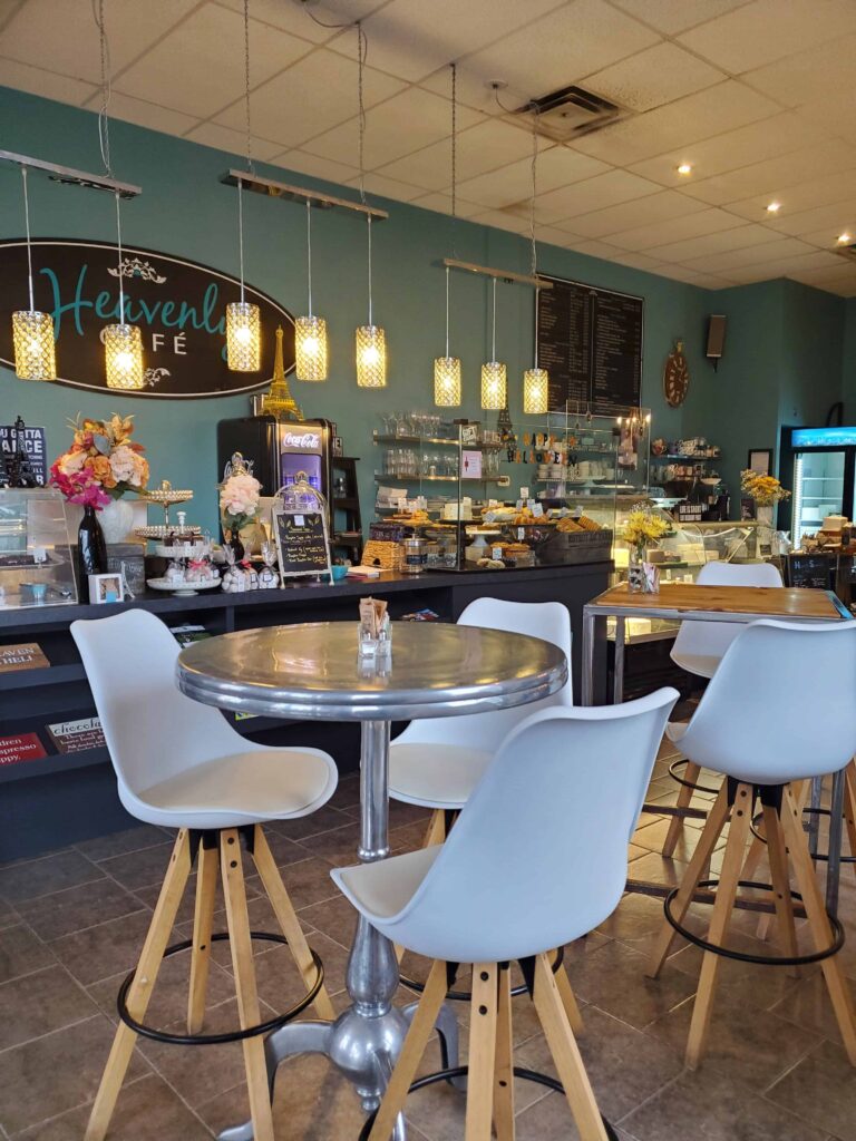 Heavenly Cafe in Collingwood is full of freshly baked goods and specialty coffees. The Parisian decor added to the comfort of this Collingwood restaurant