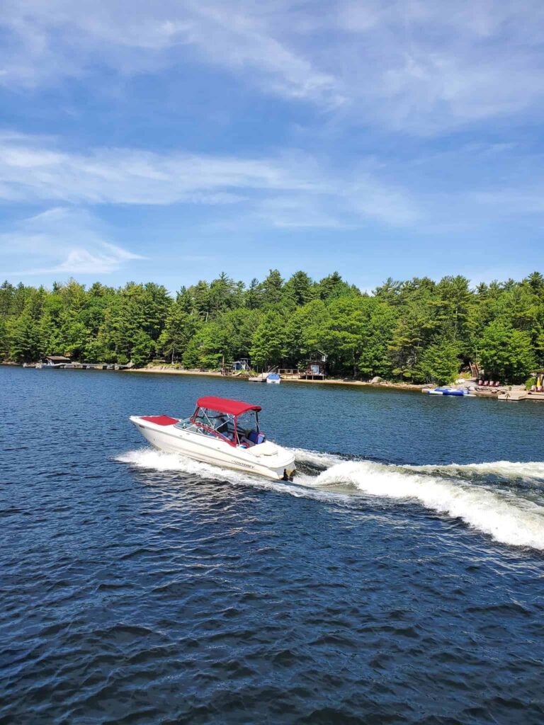 When visiting Midland from Collingwood, take a cruise of Georgian Bay to admire the shoreline and watch the boating activity
