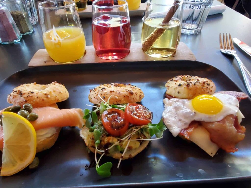 Mimosa tasting and breakfast at the Burning Kiln Winery in Norfolk