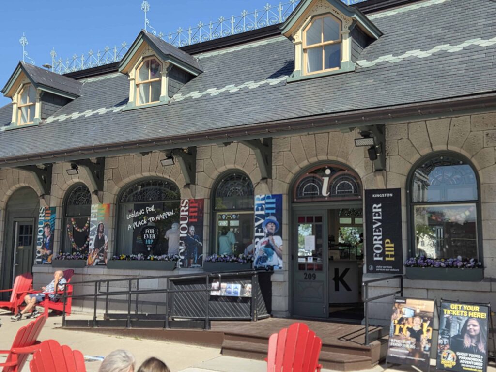 When you visit the Kingston Tourist Center, you can get a guide to the Kingston waterfront