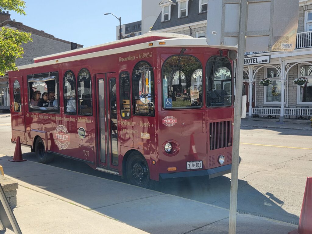 The hop on hop off trolley is inlcuded in the Kingston K-Pass and makes navigating the city easy.