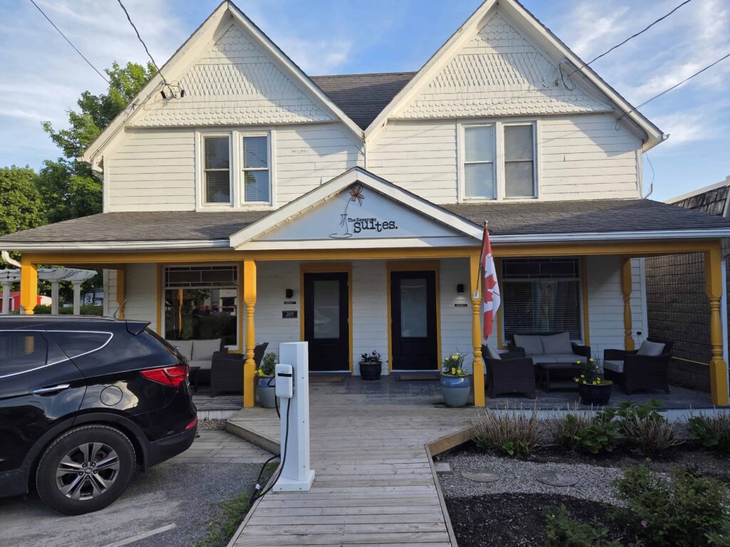 The Newsroom Suites in Wellington is where I stayed when visiting Prince Edward County