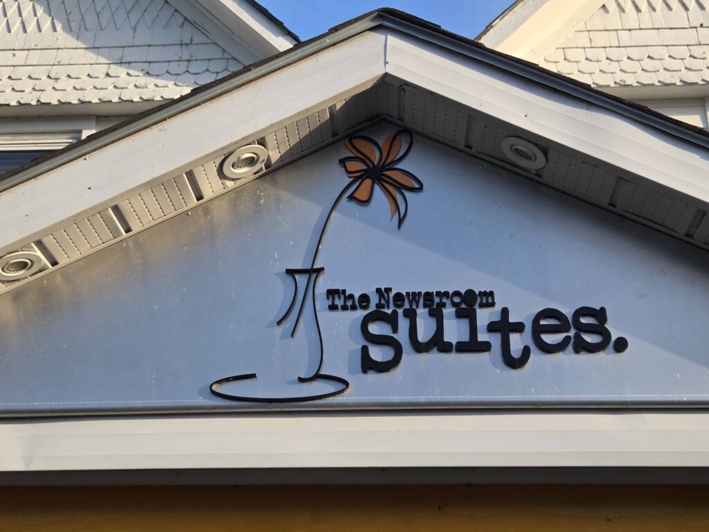 I completely enjoyed my one night stay at the Newsroom Suites in Wellington Ontario