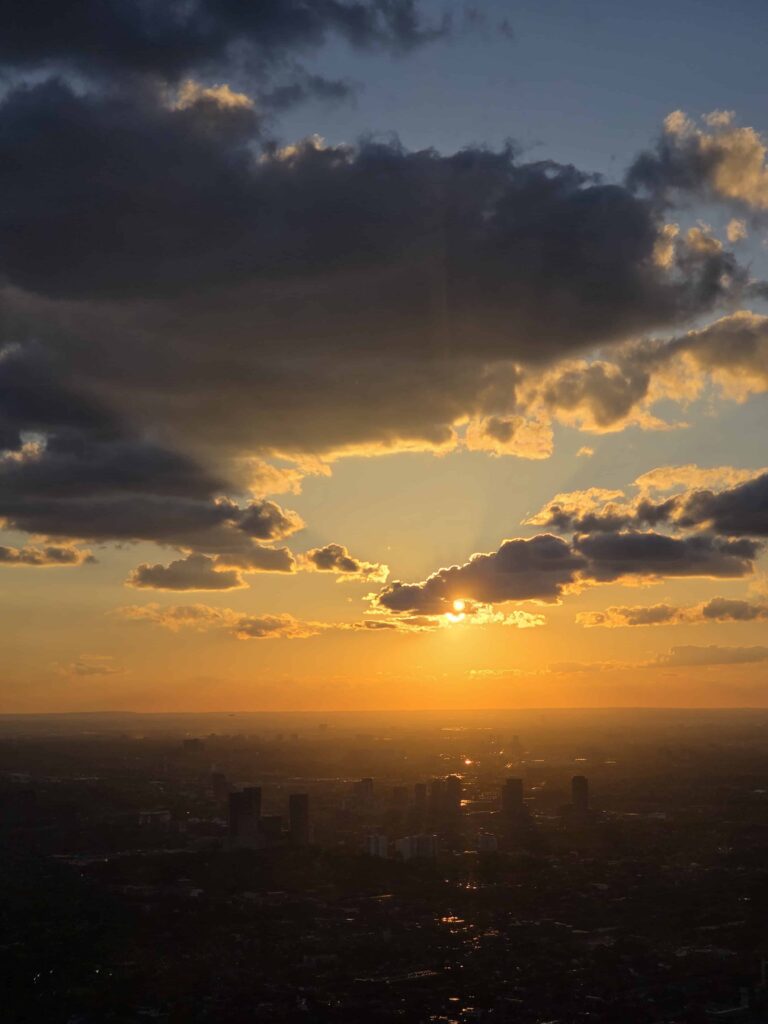 A popular time to visit the CN Tower in Toronto is at sunset, but it is also the busiest time to visit