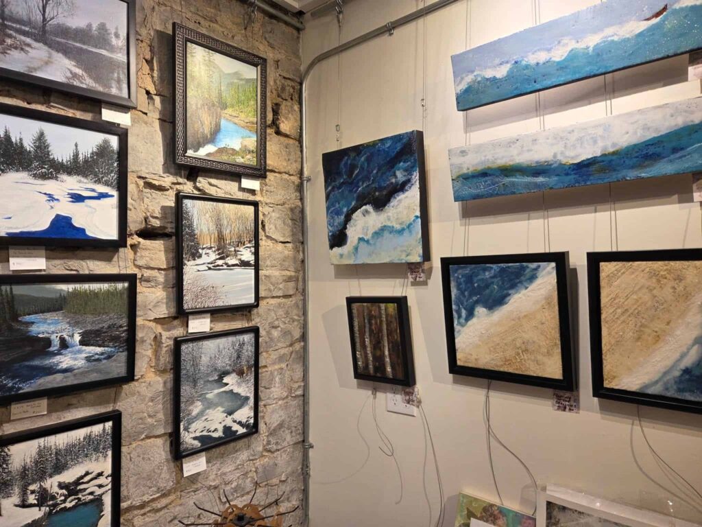 Visitors can find some unique art at Martello Alley, all of which are created by the local artists