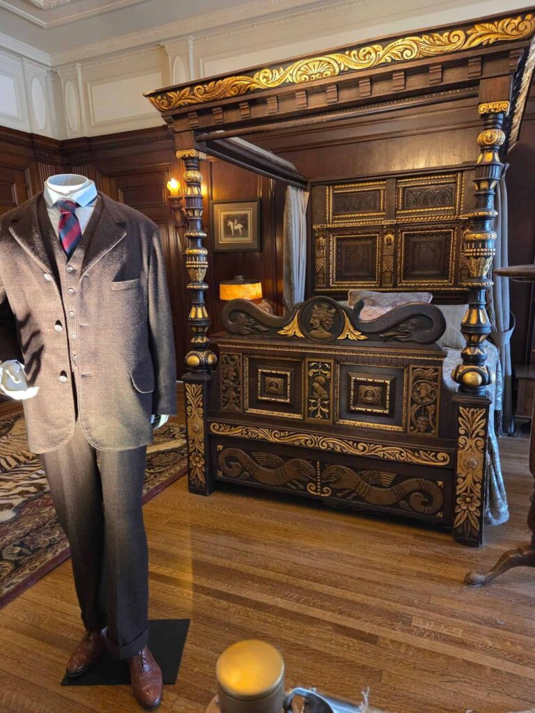 Sir Henry Pellatt's bedroom in Casa Loma