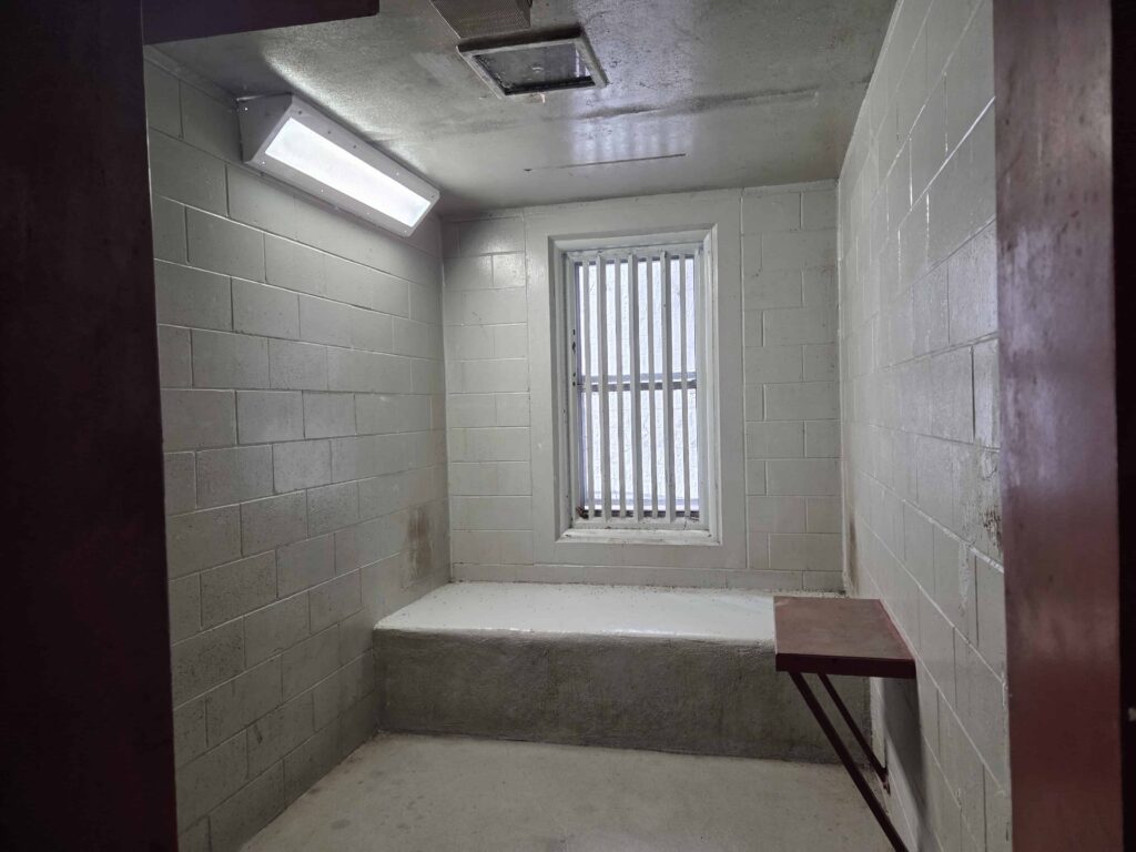 See the small cells where the prisoners stay when visiting the Kingston Penetentiary