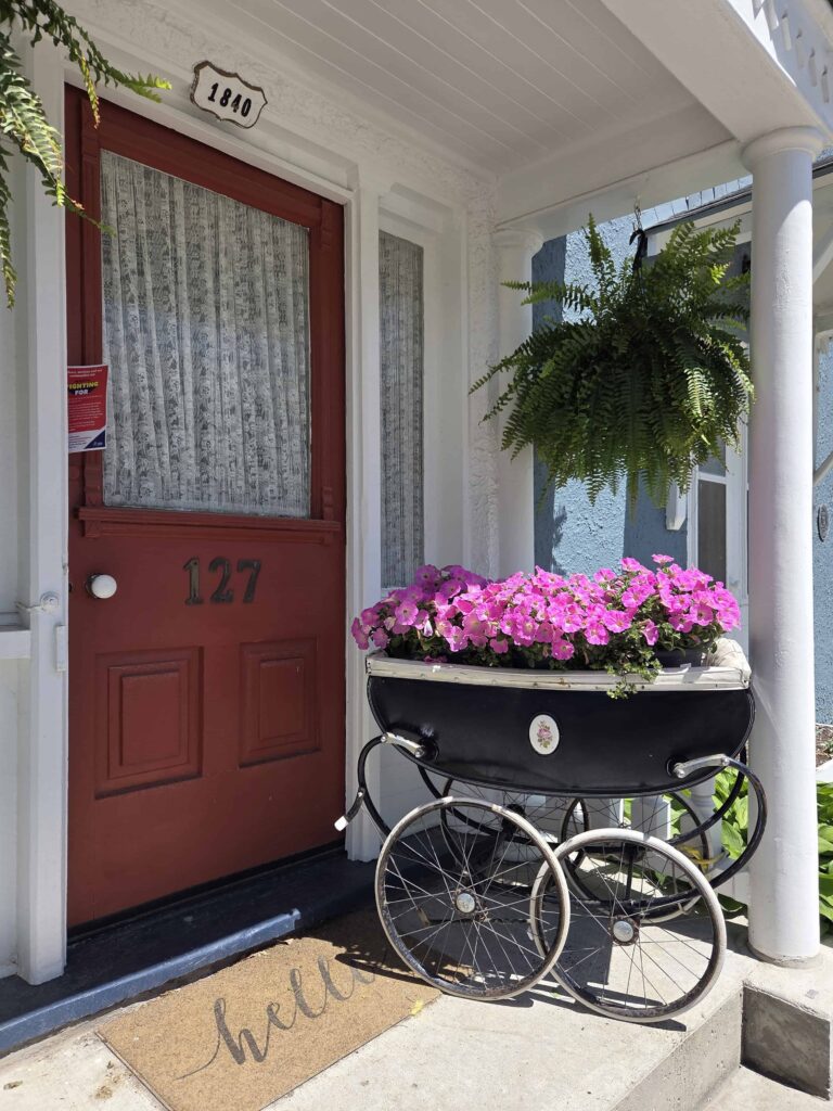 Make time to stroll downtown Picton, and enjoy beautiful flowers in the summer