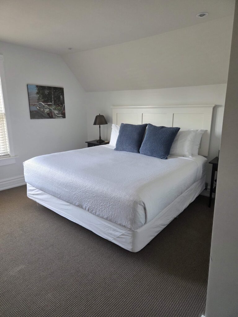 There is a large separte bedroom in my suite at the Newsroom Suites