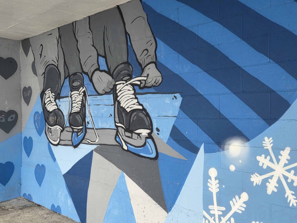 walk around the Delta Hotel at Kingston's waterfront to check out all of the street art. It's a Kingston hidden gem