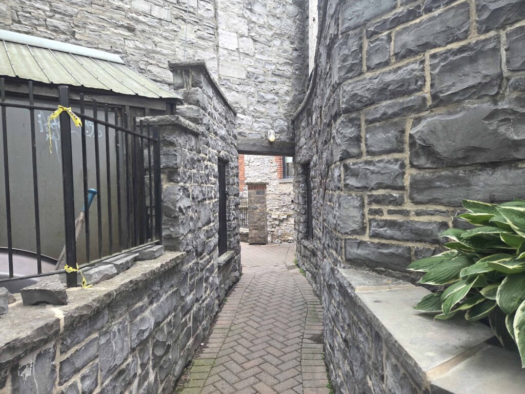 Theresa's Alley in Kingston is said to be haunted.  It's a fun hidden gem to explore during a weekend visit