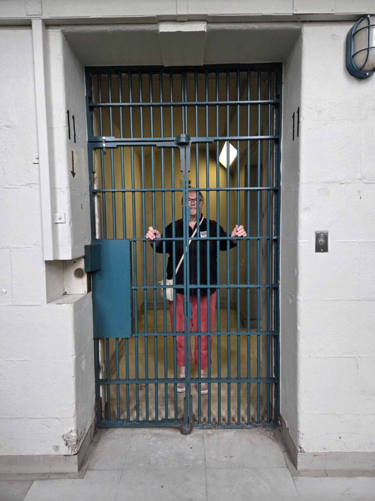 me in a prisoner cell when I was visiting the Kingston Penetentiary