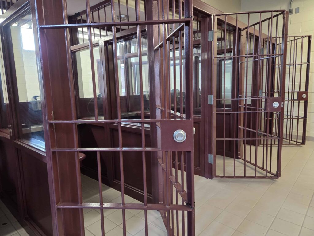 the telephone booths where the prisoners can talk to their visitors. I found this the most fascinating when I was visiting the Kingston Penetentiary