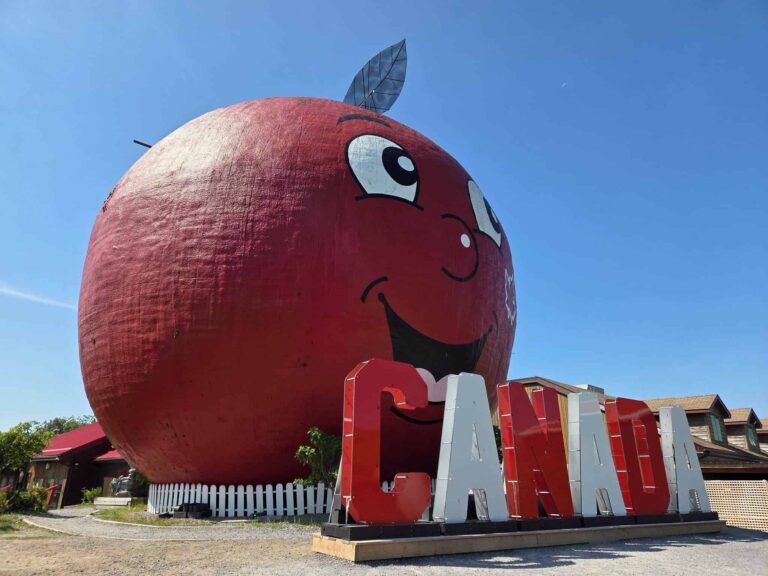 Stop at the Big Apple on a road trip from Kingston to PEC