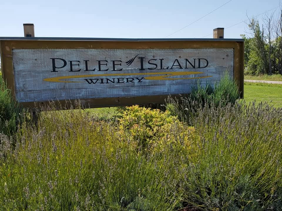 Entrance to Pelee Island Winery, the only winery on Pelee Island