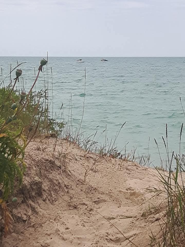 You can access the public beach when strolling Lover's Lane
